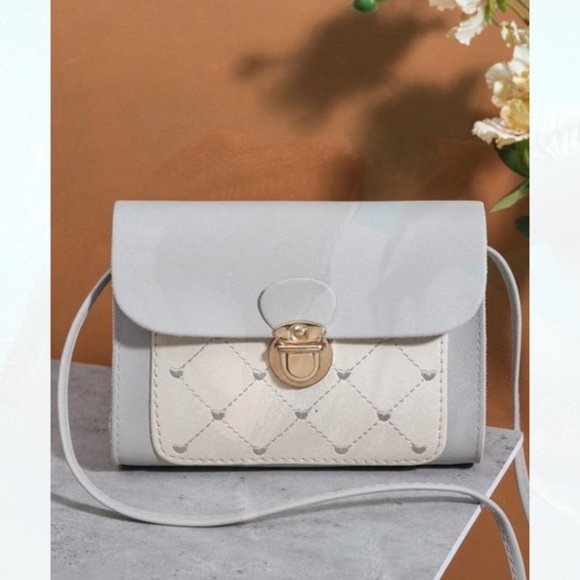 Handbags - New Detail Square Bag Light Grey 77